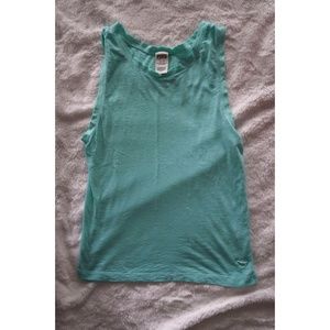 VS PINK Teal Muscle Tank Top